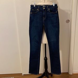 7 For All Mankind Kimmie Straight Leg Jeans Size 29 Excellent Used Condition